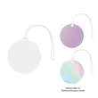 Acrylic Bag Tag - Circle | https://www.bestnamebadges.com