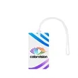 Acrylic Bag Tag - Rectangle | https://www.bestnamebadges.com