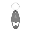 Motel Style Metal Key Tag With Bottle Opener | https://www.bestnamebadges.com