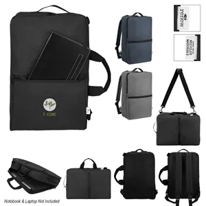 Sophie 3-In-1 Convertible rPET Computer Backpack | https://www.bestnamebadges.com