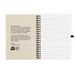 Natural Paper Spiral Notebook | https://www.bestnamebadges.com