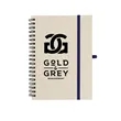 Natural Paper Spiral Notebook | https://www.bestnamebadges.com