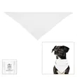 Full Color Small Triangle rPET Pet Bandana | https://www.bestnamebadges.com
