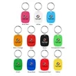 Oval Shaped Silicone Keychain | https://www.bestnamebadges.com