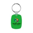 Oval Shaped Silicone Keychain | https://www.bestnamebadges.com