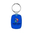 Oval Shaped Silicone Keychain | https://www.bestnamebadges.com