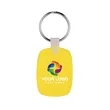 Oval Shaped Silicone Keychain | https://www.bestnamebadges.com