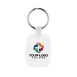 Oval Shaped Silicone Keychain | https://www.bestnamebadges.com