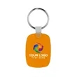 Oval Shaped Silicone Keychain | https://www.bestnamebadges.com