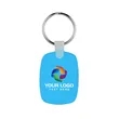 Oval Shaped Silicone Keychain | https://www.bestnamebadges.com