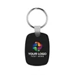 Oval Shaped Silicone Keychain | https://www.bestnamebadges.com