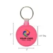 Round Shaped Silicone Keychain | https://www.bestnamebadges.com