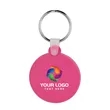 Round Shaped Silicone Keychain | https://www.bestnamebadges.com