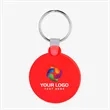 Round Shaped Silicone Keychain | https://www.bestnamebadges.com
