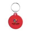 Round Shaped Silicone Keychain | https://www.bestnamebadges.com