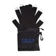 Touchscreen-Friendly Gloves In Pouch | https://www.bestnamebadges.com