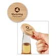 Bamboo Bottle Opener With Magnet | https://www.bestnamebadges.com