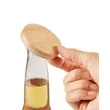 Bamboo Bottle Opener With Magnet | https://www.bestnamebadges.com