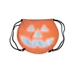 Pumpkin Drawstring Bag | https://www.bestnamebadges.com