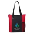 Essential Trade Show Zippered Tote Bag | https://www.bestnamebadges.com