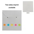 Sticky Notes And Flags In Pocket Case | https://www.bestnamebadges.com