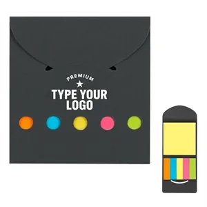 Sticky Notes And Flags In Pocket Case