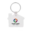 Custom House Shaped Silicone Keychain | https://www.bestnamebadges.com