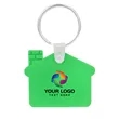 Custom House Shaped Silicone Keychain | https://www.bestnamebadges.com