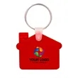 Custom House Shaped Silicone Keychain | https://www.bestnamebadges.com