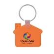 Custom House Shaped Silicone Keychain | https://www.bestnamebadges.com