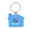 Custom House Shaped Silicone Keychain | https://www.bestnamebadges.com