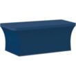 8' Stretch Table Cover Stock Color - Front Print Only | https://www.bestnamebadges.com