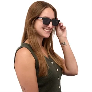 Ashley Recycled Square Sunglasses | https://www.bestnamebadges.com