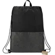 Ash Zippered Recycled Drawstring Bag | https://www.bestnamebadges.com