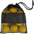 Golf Practice Balls with Mesh Pouch | https://www.bestnamebadges.com