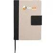 5.5" x 8.5" FSC® Recycled Canvas Bound Notebook | https://www.bestnamebadges.com