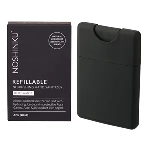 0.67oz Noshinku Refillable Pocket Hand Sanitizer | https://www.bestnamebadges.com