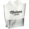 Large Laminated Metallic Bottom Tote | https://www.bestnamebadges.com