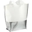 Large Laminated Metallic Bottom Tote | https://www.bestnamebadges.com
