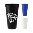 Solid 24oz Stadium Cup | https://www.bestnamebadges.com