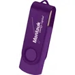 Rotate 2Tone Flash Drive 2GB | https://www.bestnamebadges.com