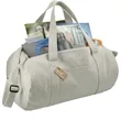 Repose 10oz Recycled Cotton Barrel Duffel | https://www.bestnamebadges.com