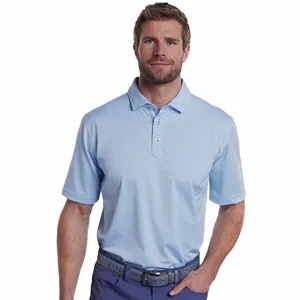 STITCH® Atlantic Stripe Polo Shirt - Men's | https://www.bestnamebadges.com