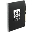 FSC® Mix 5' x 7' Spiral Notebook with Pen | https://www.bestnamebadges.com