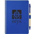 FSC® Mix 5' x 7' Spiral Notebook with Pen | https://www.bestnamebadges.com