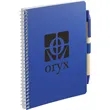 FSC® Mix 5' x 7' Spiral Notebook with Pen | https://www.bestnamebadges.com