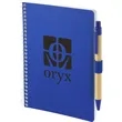 FSC® Mix 5' x 7' Spiral Notebook with Pen | https://www.bestnamebadges.com