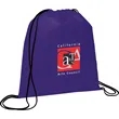 Evergreen Non-Woven Drawstring Bag | https://www.bestnamebadges.com