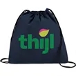 Evergreen Non-Woven Drawstring Bag | https://www.bestnamebadges.com