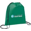 Evergreen Non-Woven Drawstring Bag | https://www.bestnamebadges.com